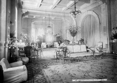 Mottakshallen, Viceregal Lodge, India, 1900-tallet av Unbekannt