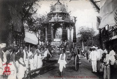 Sølvvognen til Chettiars, Saigon, Vietnam, 1912 av Unbekannt