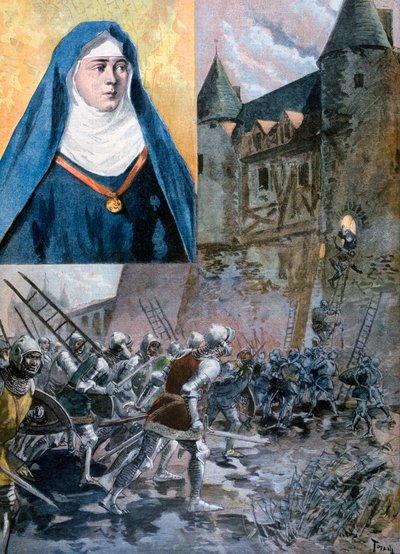Søsteren til Bertrand du Guesclin, 1894 av Unbekannt