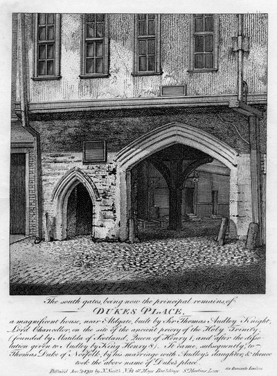Sørportene, Dukes Place, nær Aldgate, London, 1793 av Unbekannt