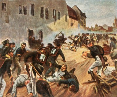 Stormingen av Grimma-porten, 19. oktober 1813, 1936. av Unbekannt