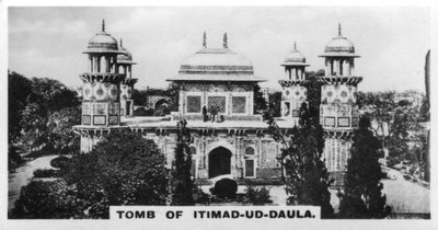Graven til Itimad-Ud-Daula, Agra, India, c1925 av Unbekannt