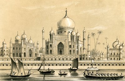 Graven til favorittsultanen av Akbar Khan i Agra, 1847 av Unbekannt