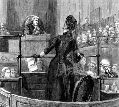 Rettssaken mot fru Maybrick i Liverpool, 1889 av Unbekannt