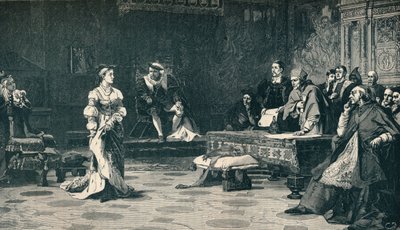 Rettssaken mot dronning Catherine, 1529 1905. av Unbekannt