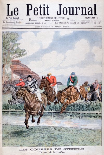 Vannhoppet ved brattkjøringen, Auteuil, 1903 av Unbekannt