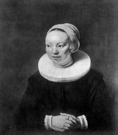 Kona til Nicolas Berghem, 1647, 1901 av Unbekannt