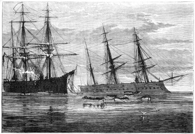 Vraket av HMS Vanguard, 1800-tallet av Unbekannt
