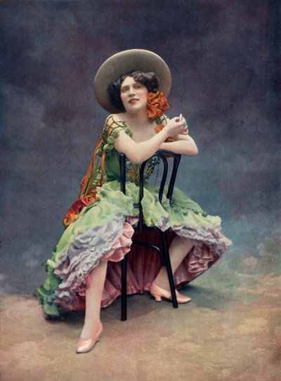 Varietyteater. - Paris Aux Varietes - Otero - Miss. Lise Berty, 1904. av Unbekannt