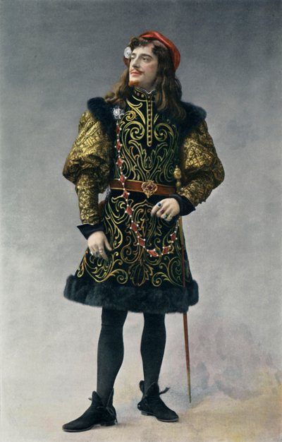 Theatre National De Opera-Comique. - Dronning Fiammette - Giorgio dAst. - Mr. Jean Perier, 1904. av Unbekannt