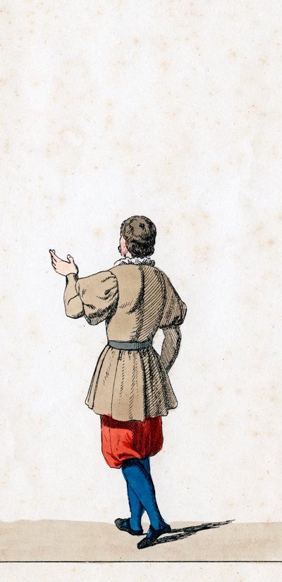 Teaterkostymedesign for Shakespeares skuespill, Henry VIII, 1800-tallet av Unbekannt