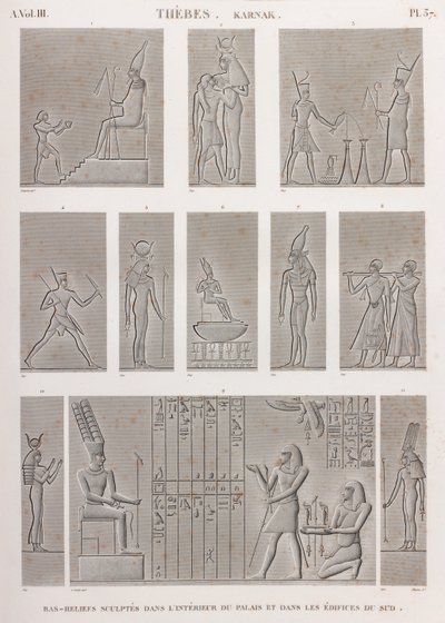 Theben, Karnak av Unbekannt