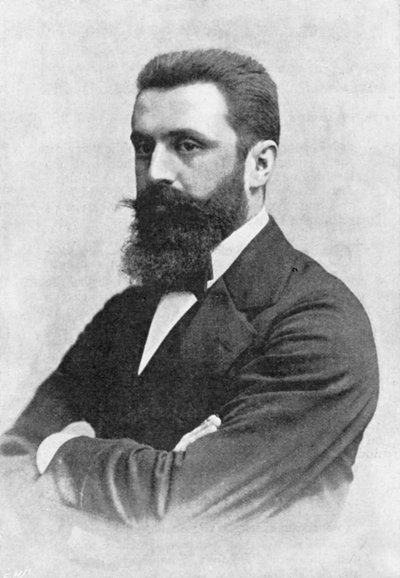 Theodor Herzl 1860-1904, sionistleder av Unbekannt