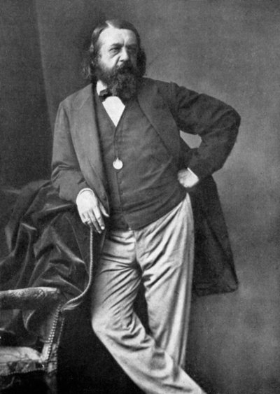 Theophile Gautier , fransk poet, dramatiker, romanforfatter, journalist og litteraturkritiker, 1800-tallet av Unbekannt