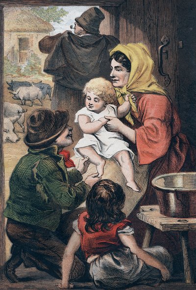 Denne lille grisen..., spedbarnsfornøyelsesrim, c1860 av Unbekannt
