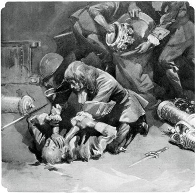 Thomas Blood forsøkte å stjele kronjuvelene fra Tower of London i 1671, 1937 av Unbekannt