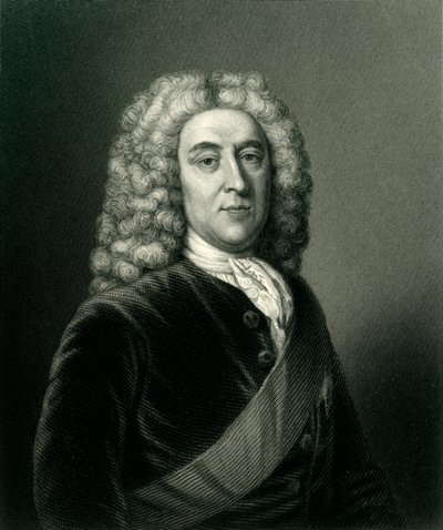 Thomas Holles Pelham, hertug av Newcastle, K.G., c1740, c1884. av Unbekannt