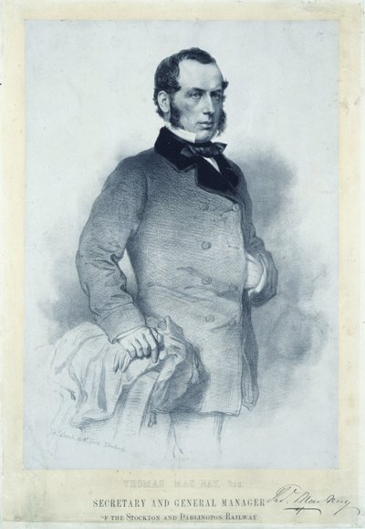 Thomas MacNay, jernbanesekretær og daglig leder av Unbekannt