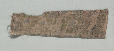 Tre fragmenter av italiensk gotisk silke, 1350-1399. av Unbekannt