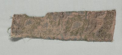 Tre fragmenter av italiensk gotisk silke, 1350-1399. av Unbekannt