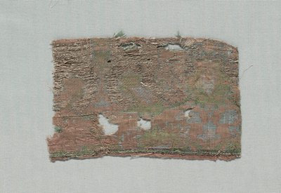 Tre fragmenter av italiensk gotisk silke, 1350-1399. av Unbekannt