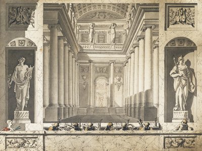 Tuileries Theatre, 1788 av Unbekannt