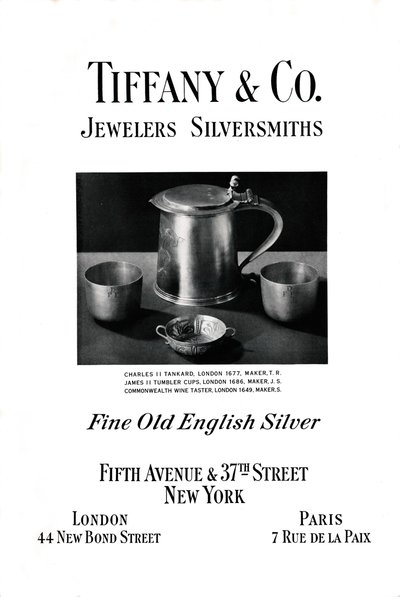 Tiffany & Co.-annonse, 1937 av Unbekannt