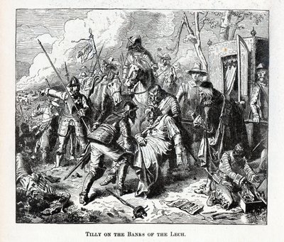 Tilly på bredden av Lech, 1882 av Unbekannt