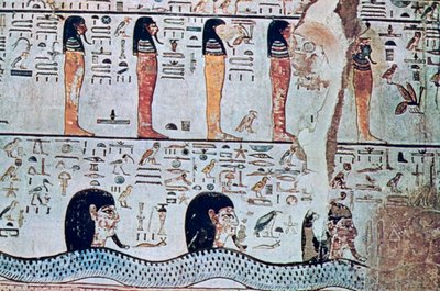 Graven til Sethi I, Kongenes dal, Egypt, 1200-tallet f.Kr av Unbekannt
