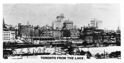 Toronto fra innsjøen, Canada, ca 1920-tallet av Unbekannt