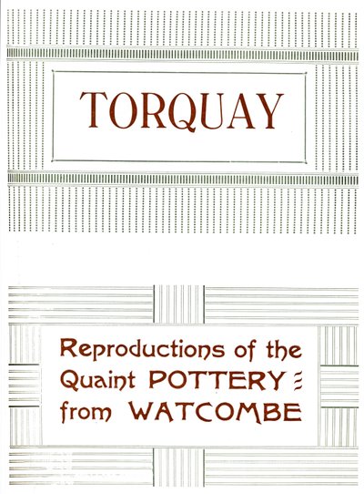 Torquay - Reproduksjoner av det sjarmerende keramikken fra Watcombe, 1919 av Unbekannt
