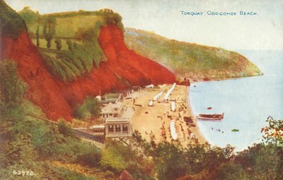 Torquay, Oddicombe Beach, slutten av det 19.-begynnelsen av det 20. århundre. av Unbekannt