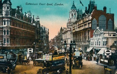 Tottenham Court Road, London, 1915, c1900-1930 av Unbekannt