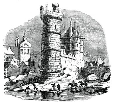 Tour de Nesle, Paris, 1600-tallet, 1870 av Unbekannt