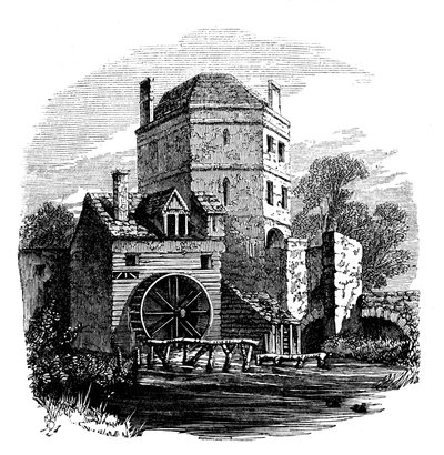 Tower of Franciscan friary, Oxford, c1860 av Unbekannt