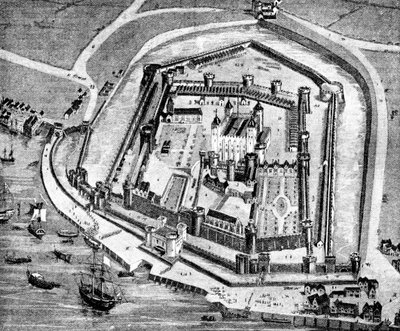 Tower of London, 1500-tallet 1909 av Unbekannt
