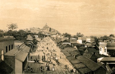 Byen og fortet Trichinopoly, India, 1847 av Unbekannt