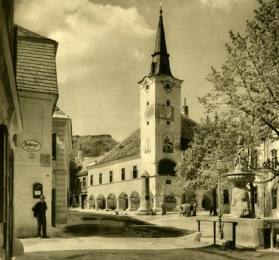 Rathaus, Gumpoldskirchen, Mödling, Niederösterreich, ca. 1935 von Unbekannt