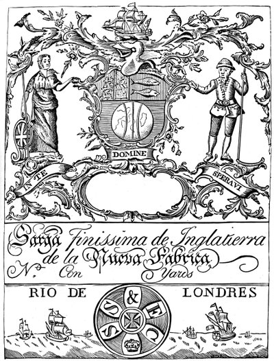 Handelsmerke for South Sea Company, 1700-tallet 1894 av Unbekannt