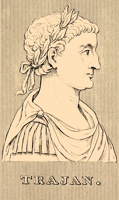 Trajan, 53-117, 1830. av Unbekannt