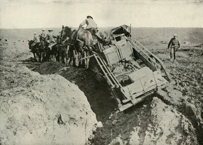 Transportvansker ved fronten, 1919. av Unbekannt