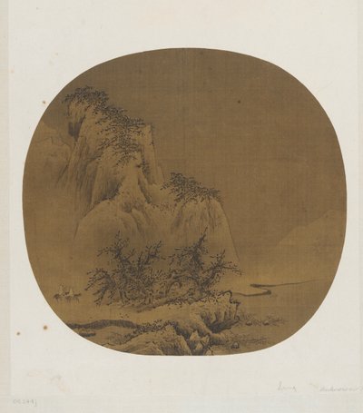 Reisende i Snowy Mountains, 1100-1200-tallet. av Unbekannt