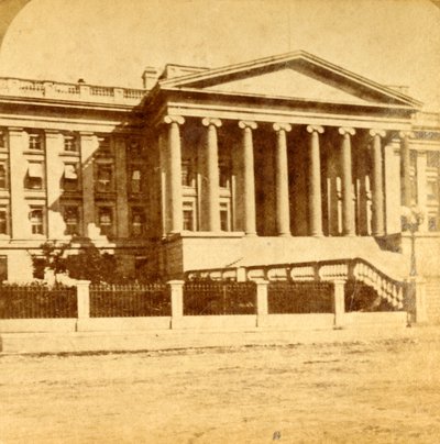 Treasury Department, Washington, D.C., ca 1880-tallet. av Unbekannt