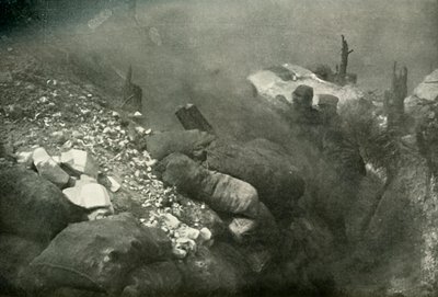 Grøftekrigføring i Argonne, 1919. av Unbekannt