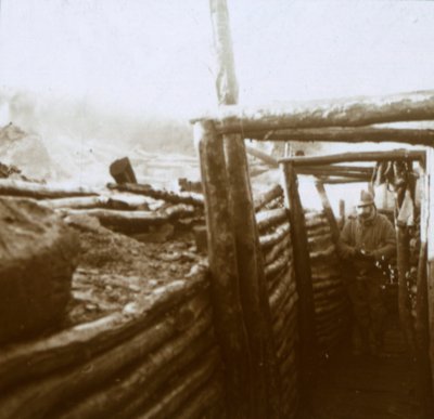 Trenches, Artois, Nord-Frankrike, c1914-c1918 av Unbekannt