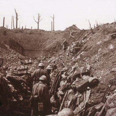 Trenches, Fort Vaux, Nord-Frankrike, c1914-c1918 av Unbekannt