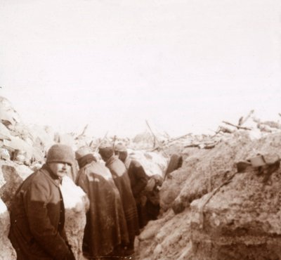 Trenches, Tahure, Nord-Frankrike, c1914-c1918 av Unbekannt