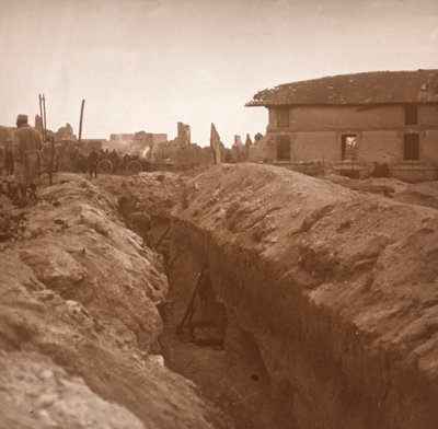 skyttergraver, c1914-c1918 av Unbekannt