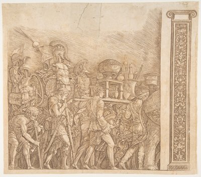 Triumf of Caesar: The Corselet Bearers, ca. 1490. av Unbekannt