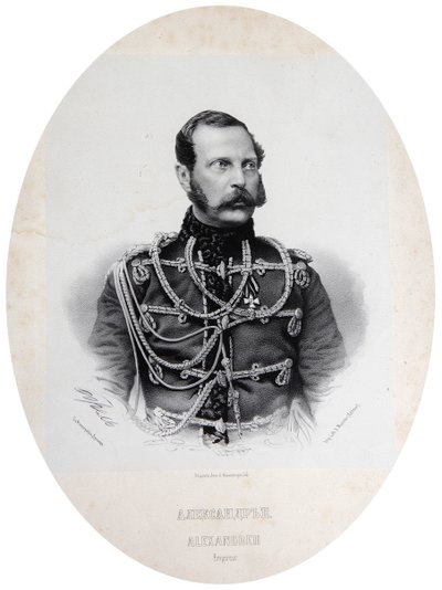 Tsar Alexander II av Russland, 1860-tallet av Unbekannt